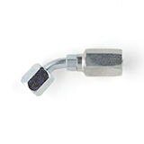 Female JIC 37 - Swivel - 45 Elbow - Short Drop - 20 Series Fittings